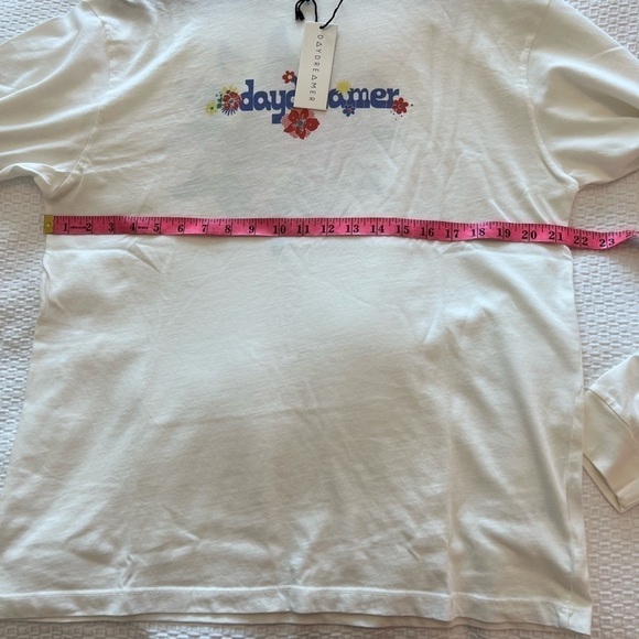 DAYDREAMER Logo Floral Long Sleeve Graphic T-Shirt NWT - Picture 12 of 16